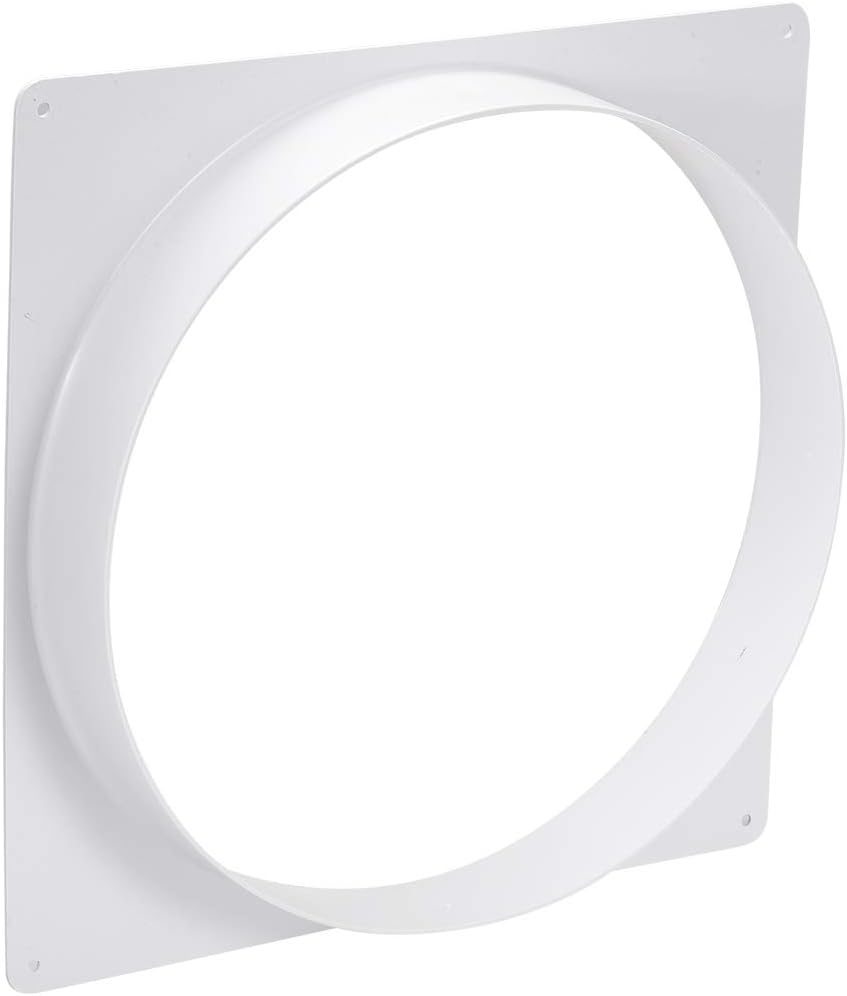 uxcell 12Inch Duct Connector Flange ABS Plastic Air Outlet Inlet Hose Pipe Adaptor for Ventilation Equipment