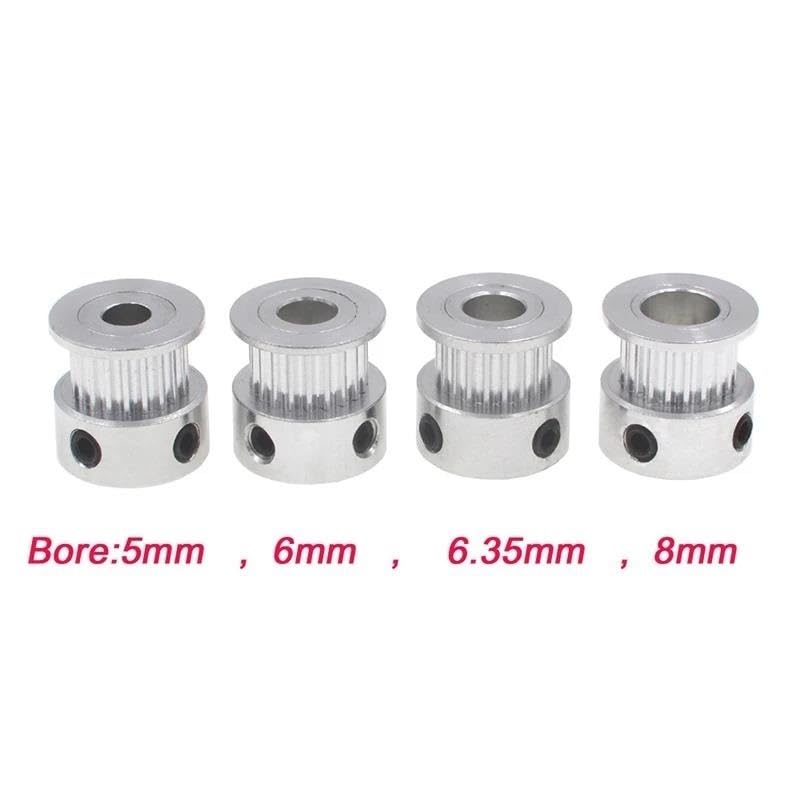 Cinghia Dentata GT2 5M Larga 6mm + 8 Pezzi 20 Denti 5mm Foro Puleggia Ruota + 8 Pezzi Molla Tendore Con Chiave A Brugola Per Parti Della Stampante 3D CNC