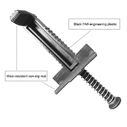 2PCS Brick Liner Runner Wire Drawer, herramienta para nivelar y medir en albañilería, accesorio para ingeniería, clips de línea de ladrillo y pinzas para construcción miniatura 4