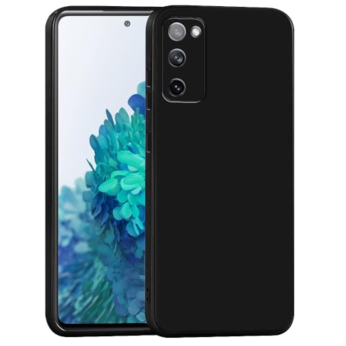 Image of Back Cover for Samsung Galaxy S20 FE 5G / 4G | Full Camera Protection | Premium Liquid Silicon Case | Flexible Bumper Case for Samsung Galaxy S20 FE 5G / 4G (Black)
