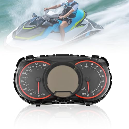 278003005 LCD Speedometer Gauge Cluster, LCD Gauge Instrument Cluster for Sea-Doo GTI 130 GTI SE 130 GTR 215 GTX GTX S 155 WAKE155 2012 Replace# 278002718 278002746 278003001 278003003