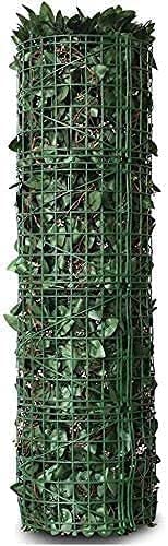 Rollo de seto de hiedra artificial extragrande de 1,5 x 2 m para valla de privacidad al aire libre, resistente a los rayos UV, ideal para decoración de jardín y protección de privacidad