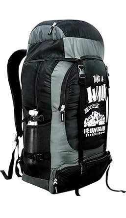70L Large Capacity Trekking Backpack For Men & Women | Travel Hiking Rucksack With Bottle Holder & Multiple Compartments | Camping, Mountaineering & Outdoor Adventure Bag