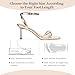 Oilyong Gold Heels for Women, Strappy Kitten Heels with Square Open Toe, Elegant Comfortable Heels Perfect for Party, Wedding and Daily Wearing, Szie 8.5