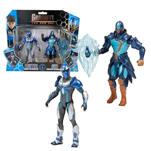 Gormiti, Estuche de 2 Figuras de 15 cm, Scion + Gormiti asociado, Modelo Eau - Carter y AQU, para niños a Partir de 4 años, GRV194 | Ya disponible en tu tienda friki favorita! En mundofriki.es! Gormiti, Estuche de 2 Figuras de 15 cm, Scion + Gormiti asociado, Modelo Eau - Carter y AQU, para niños a Partir de 4 años, GRV194 | Ya disponible en tu tienda friki favorita! En mundofriki.es!