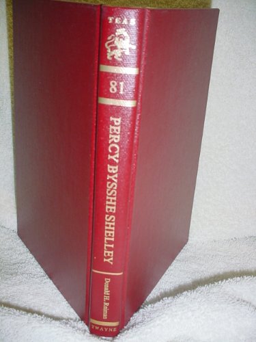 Percy Bysshe Shelley 080571488X Book Cover