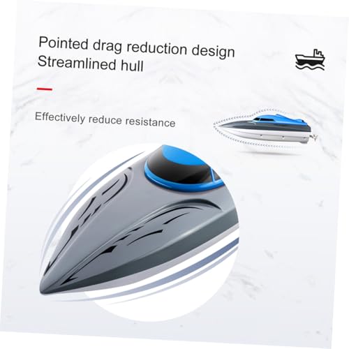 Bateau télécommandé rechargeable Uonlytech étanche avec double moteur pour piscine