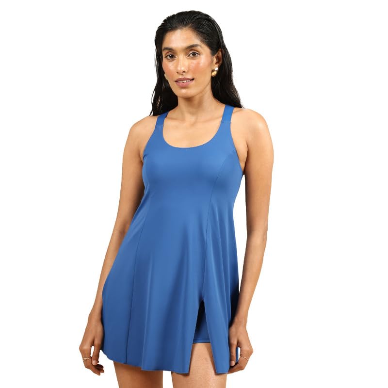 Image of Women Bliss Swim Dress - Racerback | Racerback Design | Adjustable Straps | UPF 40+ | in-Built Cups