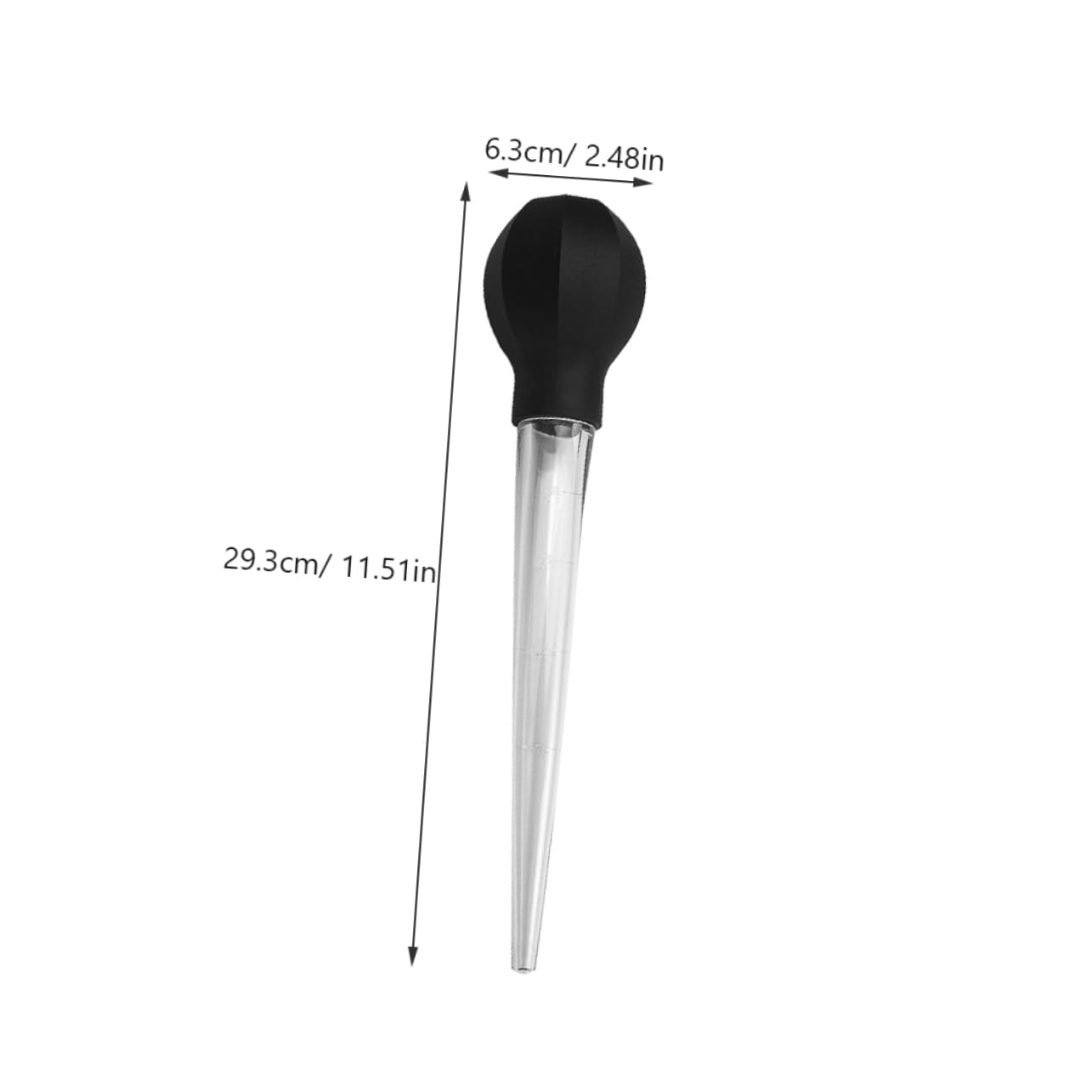 POPETPOP Silicone Turkey Baster Oil Suction Pipe Pump Meat Injector BBQ Sauce Injector Easy to Use Clean for Turkey Pork Beef
