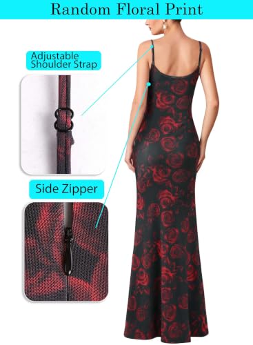 Image of VFSHOW Womens Sexy Spaghetti Strap Formal Prom Evening Gala Long Maxi Dress