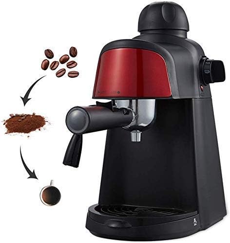 Cafetera Expreso Semiautomática 4 Tazas 800W Portátil miniatura 4