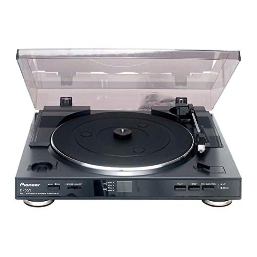 Pioneer PL-990, Giradischi stereo completamente automatico, Nero