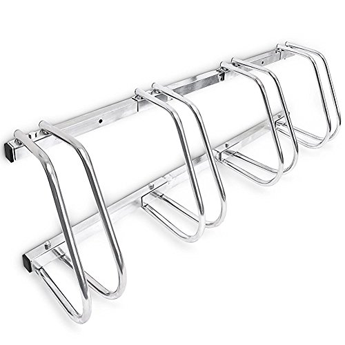 Estante para bicicletas de suelo o pared Bakaji de acero con tornillos 7