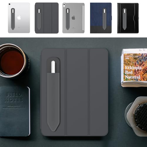 Image of MoKo Adhesive Pencil Case Holder Sticker for Apple Pencil, 2Pcs Dark Gray