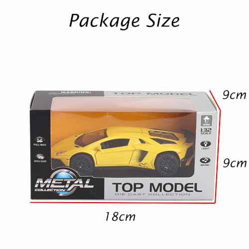 Modelo a escala 1:32 Lambo Aventador de juguete miniatura 4