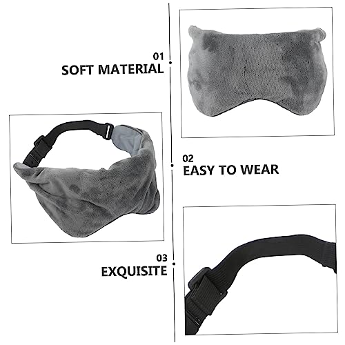 HOMOCONO Comfy Baumwollenschlafmaske Mit Verstellbarem Gummiband Für Entspannung Und Reise Kühlend/Wärmend Schutz Vor Li
