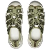 KEEN Męskie sandały Hyperport H2, oddychające, łatwe w noszeniu, wygodne na wędrówki i sandały wodne, Martini Olive Plaza Taupe, 42.5 EU