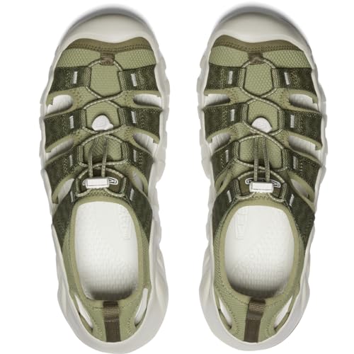 KEEN Men's Hyperport H2 Breathable Easy On Comfortable Hiking and Water Sandals, Martini Olive/Plaza Taupe, 7.5 by KEEN - Used condition - Image 6