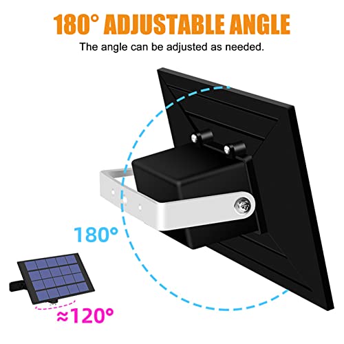 Qudai Lâmpada de LEDs Solar Suspenso Exterior IP65 À Prova D' Água Lâmpada Solar com Controlador Re