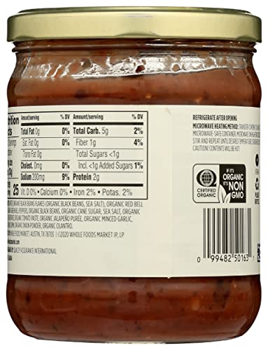 365 By Whole Foods Market, Dip Black Bean Organic, 15 Ounce #TOP1
