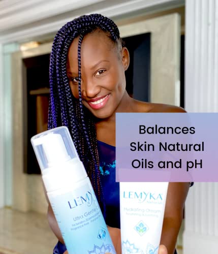 Lemyka Foaming Face Wash - Gentle, Hydrating For Eczema-Prone, Dry, Sensitive Skin, Natural Daily Facial Cleanser, Ph 5.5, Fragrance-Free, 5.8Oz #TOP2