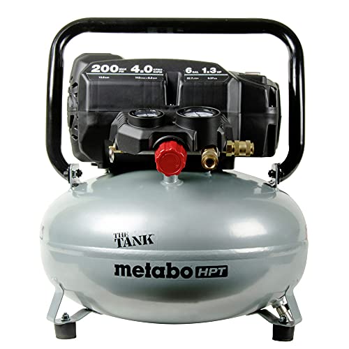 Metabo HPT THE TANK Pancake Air Compressor, 200 PSI, 6 Gallon (EC914S)