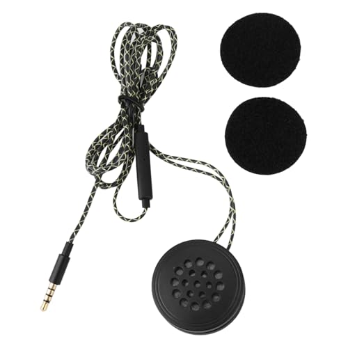 VOBOR Helmkopfhörer 1 2 m Kabellänge Motorrad Helm Bluetooth Headset Kopfhörer Lautsprecher Helm Unterstützen Freisprecheinrichtungen mit 3 5mm Stecker Musik Anrufsteuerung Motorrad Zubehör