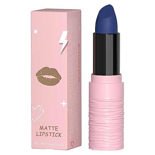 Cherries in The Snow Lipstick Paies Up Face Makeup Makeup 6 Color Face Color Lipstick Mattees Universal Lipstick Peel Lip Stain (F, One Size)