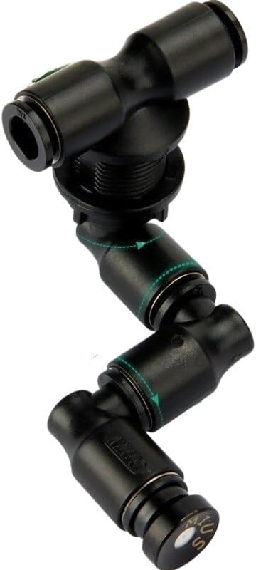 Reptiles 360° Rotating Fogger Mist Sprinkler Terrarium Adjustable Nozzle Greenhouse Garden Irrigation Pet Cooling System(Four Head)