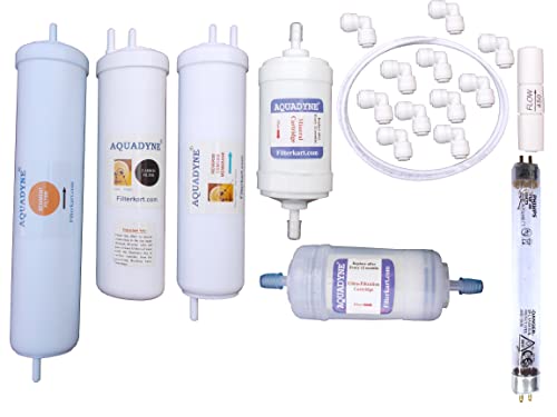 Aquadyne RO Service Kit for Aquaguard Superb RO UV UF TDS Water Purifier with Installation guide and video fitment installation support, 1- Set, White