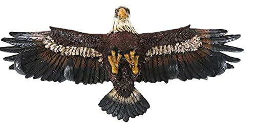Ebros Freedom Reigns Large Flying Bald Eagle With Spread Out