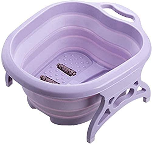 GOHHK Masajeador Cuello y Espalda, bañera hidromasaje para pies Plegable, Rodillos Masaje, Lavabo SPA para pies doloridos y cansados, Cuidado la Salud para pies doloridos cansados