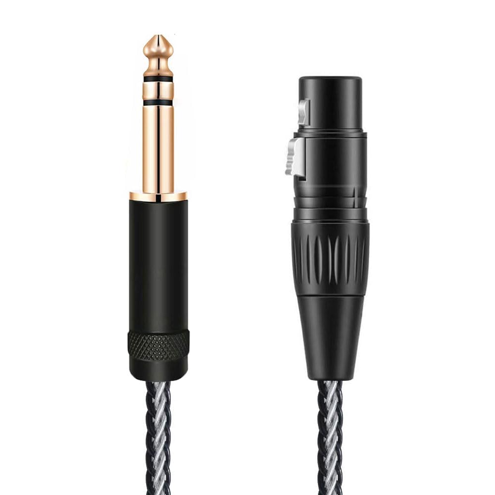 Amazon.co.jp: ipovoq 4 pin xlr to trs 4 pin xlr to 6.3 mm ケーブル