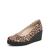 Naturalizer Soul Women's About-Time Pump Dark Brown Leopard 8 M