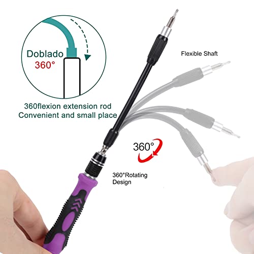 Precision 115 In 1 Electronics Magnetic Small Mini Screwdriver Set With Case Eyeglasses Screwdriver For Repair Computer, Pc, Cellphone, Game Console, Watch #TOP4