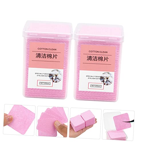 Lingettes de nettoyage pour colle anti obstruction buse extension cils - 6