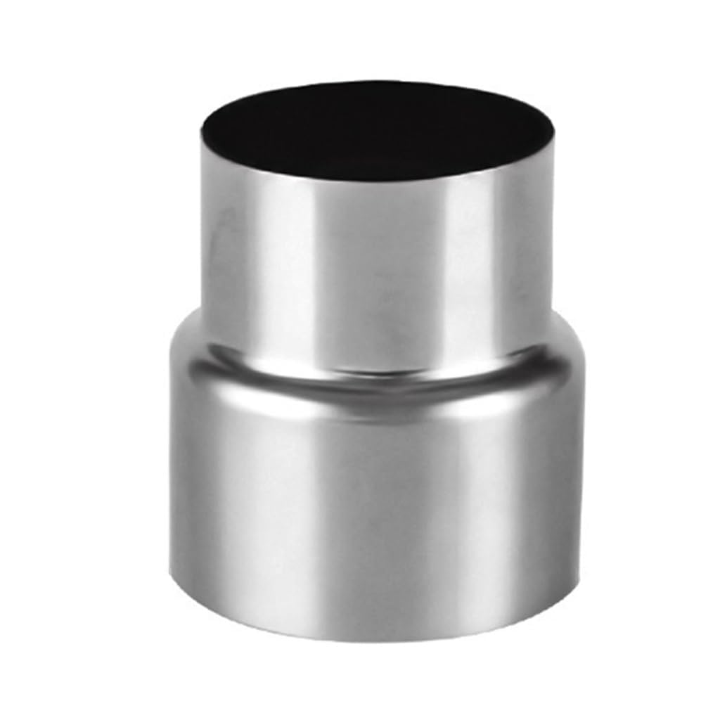 Rybdafdc One Color Chimney Adaptor, 1Pcs Flue Liner Reducer, Stainless Steel Tubing Connector Chimney Adaptor Stove Pipe Joint(7.5Cm~8Cm)