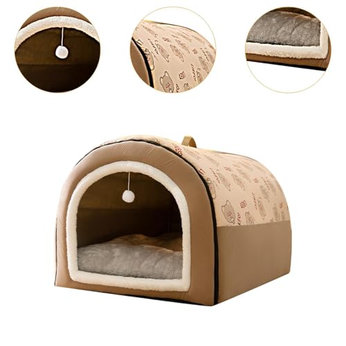 Image of SECRET DESIRE Pet Cat Dog House Cozy Dog Tent Pet Shelter for Puppy Small Dogs Indoor Cats