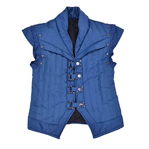 Fortunehouse Chaleco de disfraz de Flynn Rider para hombre, azul, S