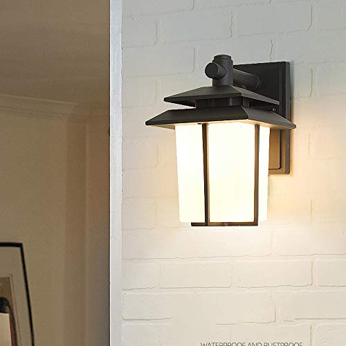 Applique murale moderne d'extérieur pour lampe de décoration de jardin étanche câblé