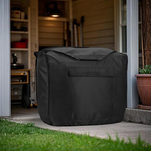 Waterproof Universal Generator Cover 20 x 11.5 x 16 inch for Predator 2000 Honda Inverter Generators EU2000i EU2200i Westinghouse iGen2600 Champion Inverter Generator,Heavy Duty Thicken 600D