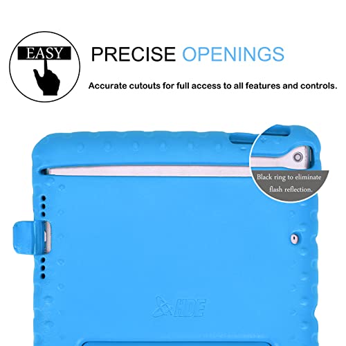 Hde Kids Case For Ipad Mini 2 3 -Shock Proof Rugged Heavy Duty Impact Resistant Protective Cover Handle Stand For Apple Ipad Mini 1 2 3 Retina (Blue) #TOP1
