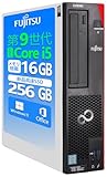 【整備済み品】 【Amazon.co.jp 限定】富士通 デスクトップPC ■第9世代Core-i5/MS & Office 2019/Win11 Pro/USB 3.0/DVDドライブ/Displayport対応/高性能/初期設定済 (1)第9世代 i5/メモリ16GB/SSD:256GB)