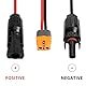 RIIEYOCA 12AWG Solar Stecker auf XT60i Adapter Verlängerungskabel, Ladekabel für Generator Portable Power Station 1.5M