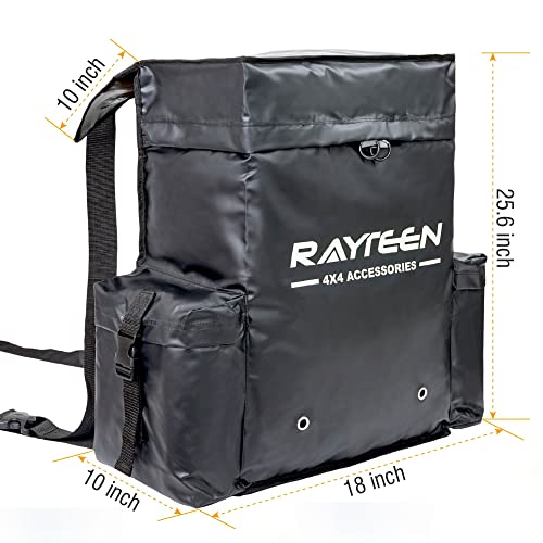 Image of Sturdy PVC Made 23Gallons /88L Spare Tire Trash Bag for Camping Spare Tire Storage Bag Waterproof Spare Tire Bag Spare Tire Gear Bag Trasharoo for Camping Offroad, Snow Rain Sand Friendly