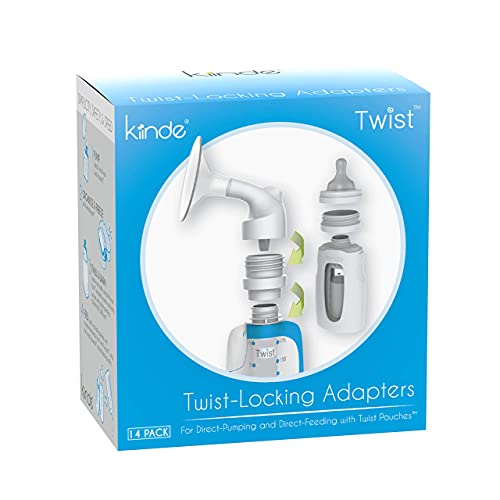 Kiinde Twist Milk Storage Bag Breast Pump and Baby Bottle Direct Pump Adapter Kit for All Major Breast Pump Brands, Leak-Free, Transfer-Free Pumping Directly Into Bag, Multi-Pack - Thumbnail 5