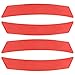 BokWin 4 Pack Reflective Trim Side Marker Stickers - Automotive Exterior Reflector Guard Warning Safety Decals for Car/SUV/Truck Wheel Arches or Bumpers, Enhanced Night Visibility (Red)