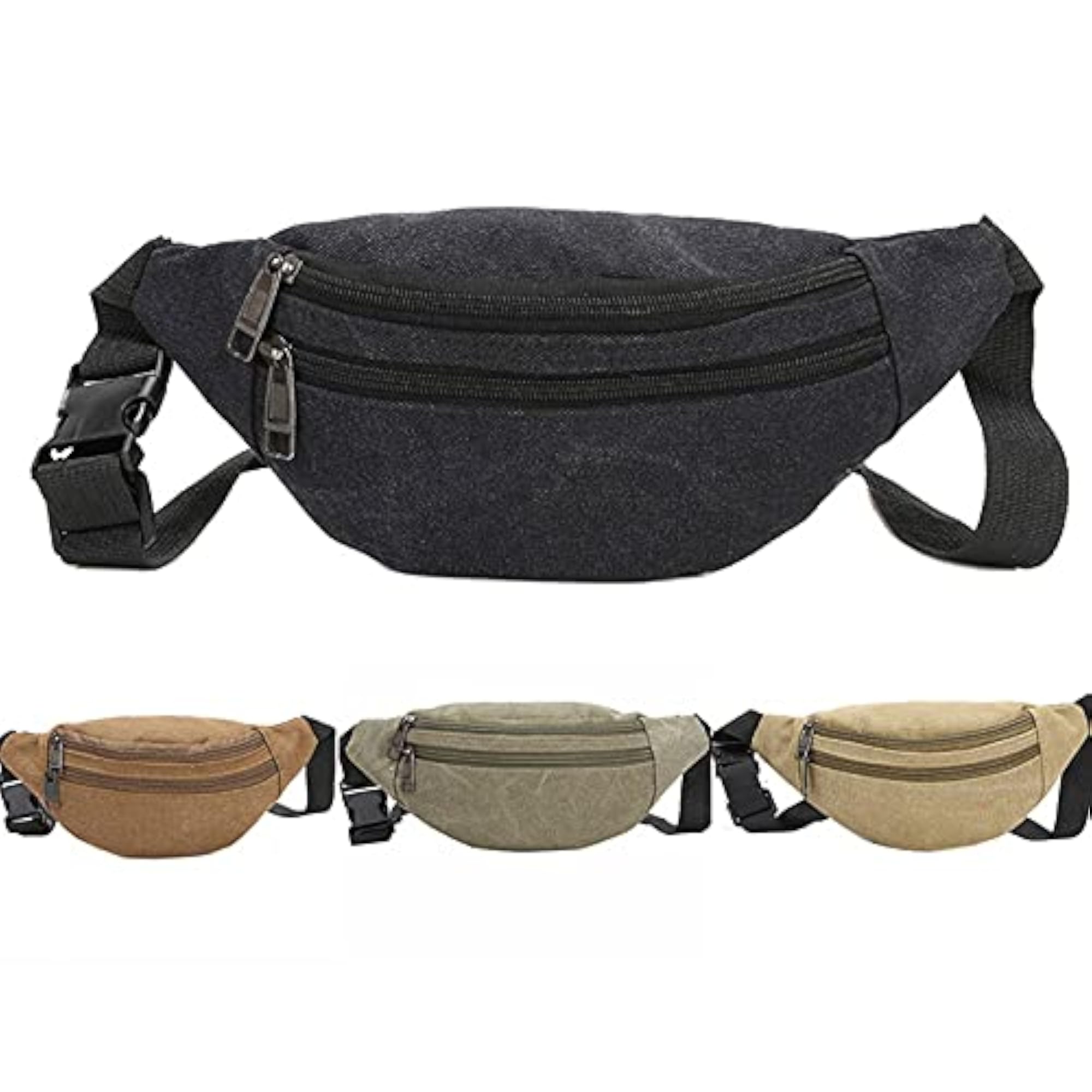 Men's Casual Canvas Belt Bag