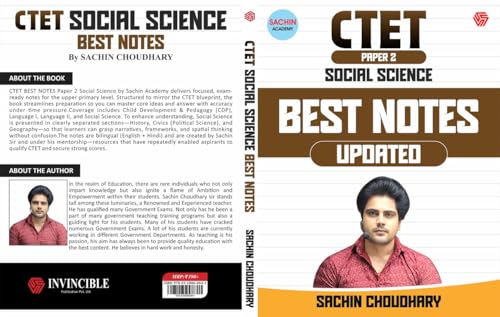 Image of CTET Paper 2 | Social Science | Best Notes | Sachin Academy | Invincible