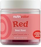 Nutricost Red Plant Based Food Coloring From Beet Root Powder (75 Servings) - Nutricolor Color Alternative For Food & Beverages